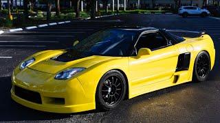 1991 Acura NSX In car pulls/ Fly by Type R gears/ Dali SS walk around Factor X widebody