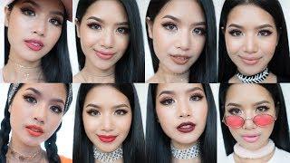 8 Lips 8 Style | แต่งหน้าสายฝ. ลิป8สี แต่งตัว8สไตล์ | ChanyaChannel