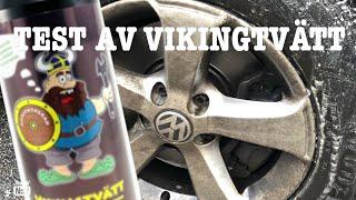 Testar Vikingtvätt på skitig bil!!!