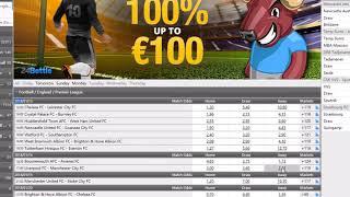 BETTING on Premier League with real money at 24Bettle online sportsbook
