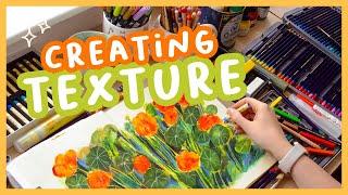 How I layer mixed media and create texture in my paintings  Real-time paint with me