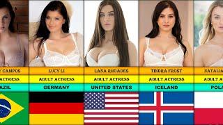 Adults Stars From Different Countries |  Top 10 Most Beautiful Porn Stars in 2024