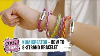 Cool Maker | KumiKreator | How to Make an 8-Strand Bracelet