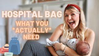 WHAT I USED IN MY HOSPITAL BAG UK | WHAT YOU *ACTUALLY* NEED TO PACK IN HOSPITAL BAG | HomeWithShan