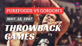 GORDON'S GIN vs PUREFOODS | May 18, 1997 | AFC Finals Game 3 | Manila Clasico