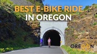 Best E-Bike Ride in Oregon - Historic Columbia River Highway State Trail in Hood River