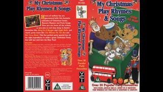 Teddy Bear Sing Along: My Christmas Play Rhymes and Songs (1997 UK VHS)