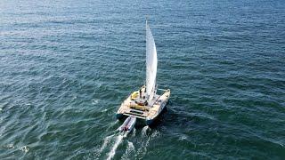 A Mast-Bending Passage on the North Sea