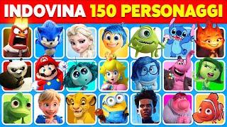 Indovina 150 Personaggi in 3 Secondi | Cattivissimo Me 4, Inside Out 2, Spider-Man, Quiz Disney