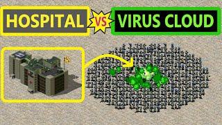 Hospital Heal vs Virus Cloud - Red Alert 2