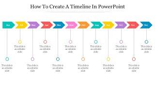 How To Make An Easy Timeline PowerPoint Slide