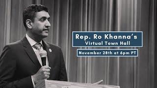 Rep. Ro Khanna's November Town Hall | Diya TV