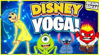 Disney Yoga | Brain Breaks For Kids | Yoga For Kids | Calming Kids Yoga |  Danny Go Noodle