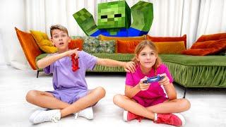 Vania Mania Kids - Minecraft Animation Finds Us In Real Life