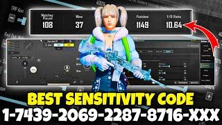 NEW UPDATE 3.5  BEST SENSITIVITY CODE + CONTROL SETTINGS PUBG MOBILE/BGMI