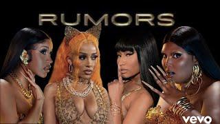 Lizzo - Rumors ft. Cardi B, Doja Cat, Nicki Minaj [Official Audio]