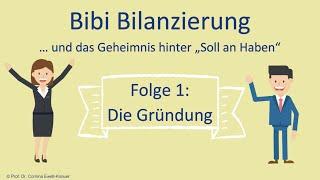 S1 | E1 | Die Gründung: Doppelte Buchführung, Buchungen, Soll an Haben, Bilanz, T-Konto, Inventar