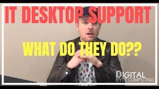 What does an IT Desktop Support, Analyst, Level 2 Technician do?