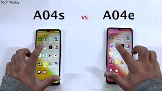 SAMSUNG A04s vs A04e - Speed Test