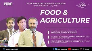 Olives, Wheat & Taxes: Unpacking Pakistan's Agri-Economics I PIDE RASTA Conference