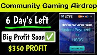 Community Gaming Airdrop || Community Gaming Airdrop Tutorial || Community Gaming Airdrop Quest