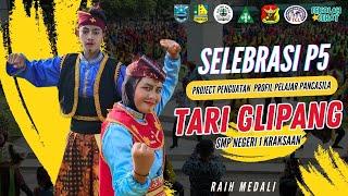 TARI GLIPANG MASSAL || SELEBRASI P5 DI KANTOR PEMDA KABUPATEN PROBOLINGGO || SMP NEGERI 1 KRAKSAAN