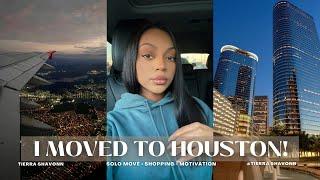 I MOVED TO HOUSTON TX! | Solo, Life Changing, Shopping | Single mom