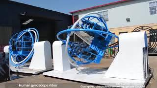 Human Gyroscope Ride | Spinning Gravity Amusement Park Ride for Sale