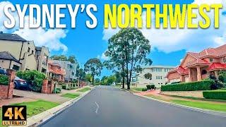 Driving in Bella Vista, Sydney Australia - 4k I Posh Neighbourhood