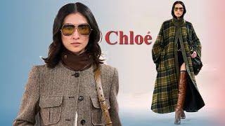 Мода в Париже Chloe Осень 2024 Зима 2025 #712 Стильная Одежда и аксессуары