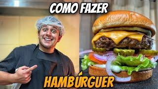 COMO FAZER HAMBURGUER SIMPLES E BEM FEITO I HAMBURGUERIA DELIVERY