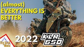 The new 2022 Kawasaki KLR650 is the best KLR ever. Here's why. (detailed changes)