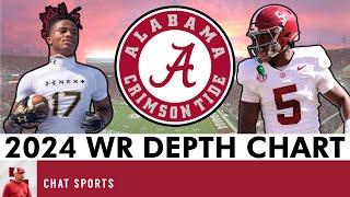 Alabama Football 2024 WR Depth Chart Breakdown Ft. Germie Bernard, Kobe Prentice & Ryan Williams