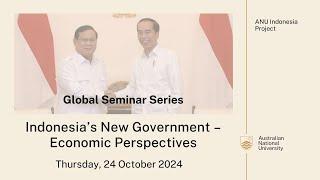 Indonesia’s New Government – Economic Perspectives