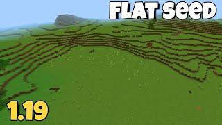 Minecraft pe : flat seed for 1.19 || Part 1