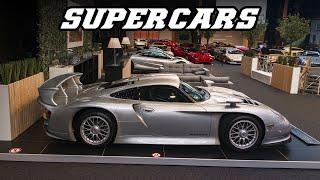 SUPERCAR EXPO @ AUTOWORLD MUSEUM | McL. F1, F50, Miura, 300SL, 918, LaFerrari, XJ220, 911 GT1, ...