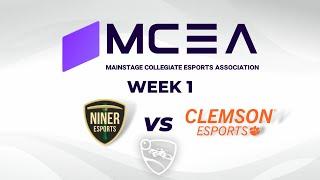 MCEA Kickoff Event | UNC Charlotte vs Clemson University | Rocket League