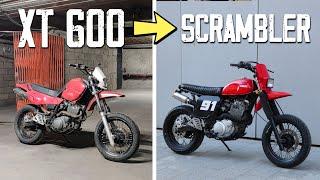 Cafe Racer Timelapse Build - Yamaha XT 600 Scrambler