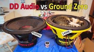 Ultimate 21" Subwoofer Test: DD Audio 9921 vs Ground Zero GZPW 21SPL