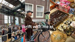 thrift with me at europe’s largest flea market ~ vlog