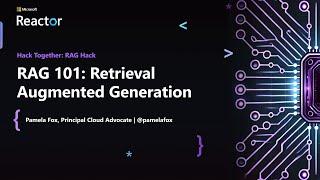 RAG 101: Retrieval Augmented Generation