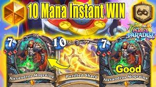 Instant WIN 10 Mana Spell Control Double Alexandros At Perils in Paradise Mini-Set | Hearthstone