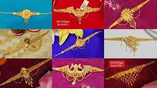 Gold choker jewellery designs/choker necklace designs/Gold choker design with weight & price