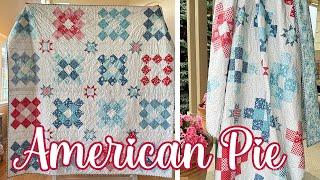 American Pie Patriotic Quilt (Beginner-Friendly Quilt!)