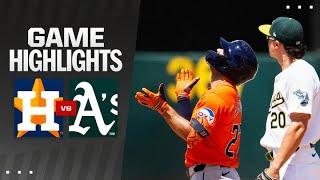 Astros vs. A's Game Highlights (7/24/24) | MLB Highlights