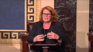 Heitkamp Calls for the U.S. to Lift the Ban on Oil Exports on Senate Floor