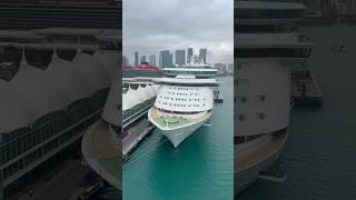 Explorer of the Seas docked in Miami! #portmiami #exploreroftheseas #carnivalcelebration