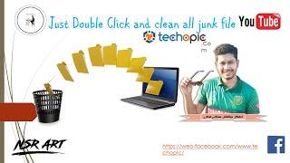 Shortcut key to Click and Clean Your Junk file on Your Computer ||Delete All Temp, Junk & Prefetch