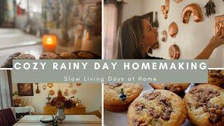 Cozy Rainy Day Homemaking | Slow Living Days at Home