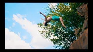 CLIFF JUMPING IN A HIDDEN QUARRY